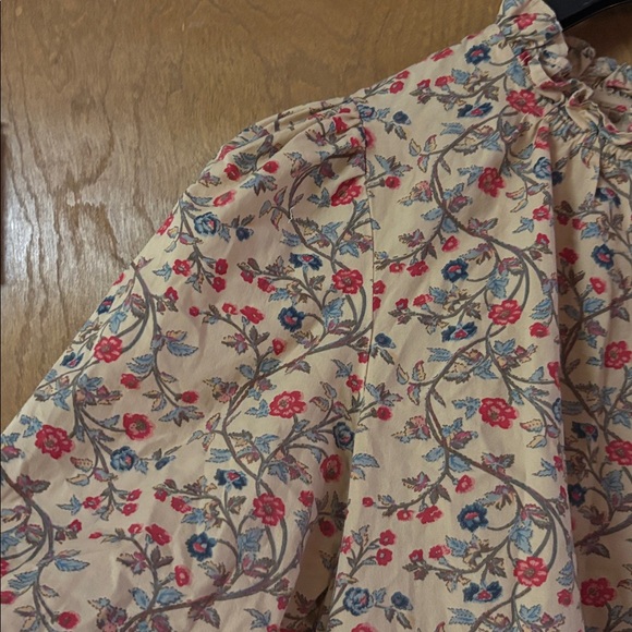 House of Harlow 1960 Floral Cotton Blouse - Picture 5 of 5